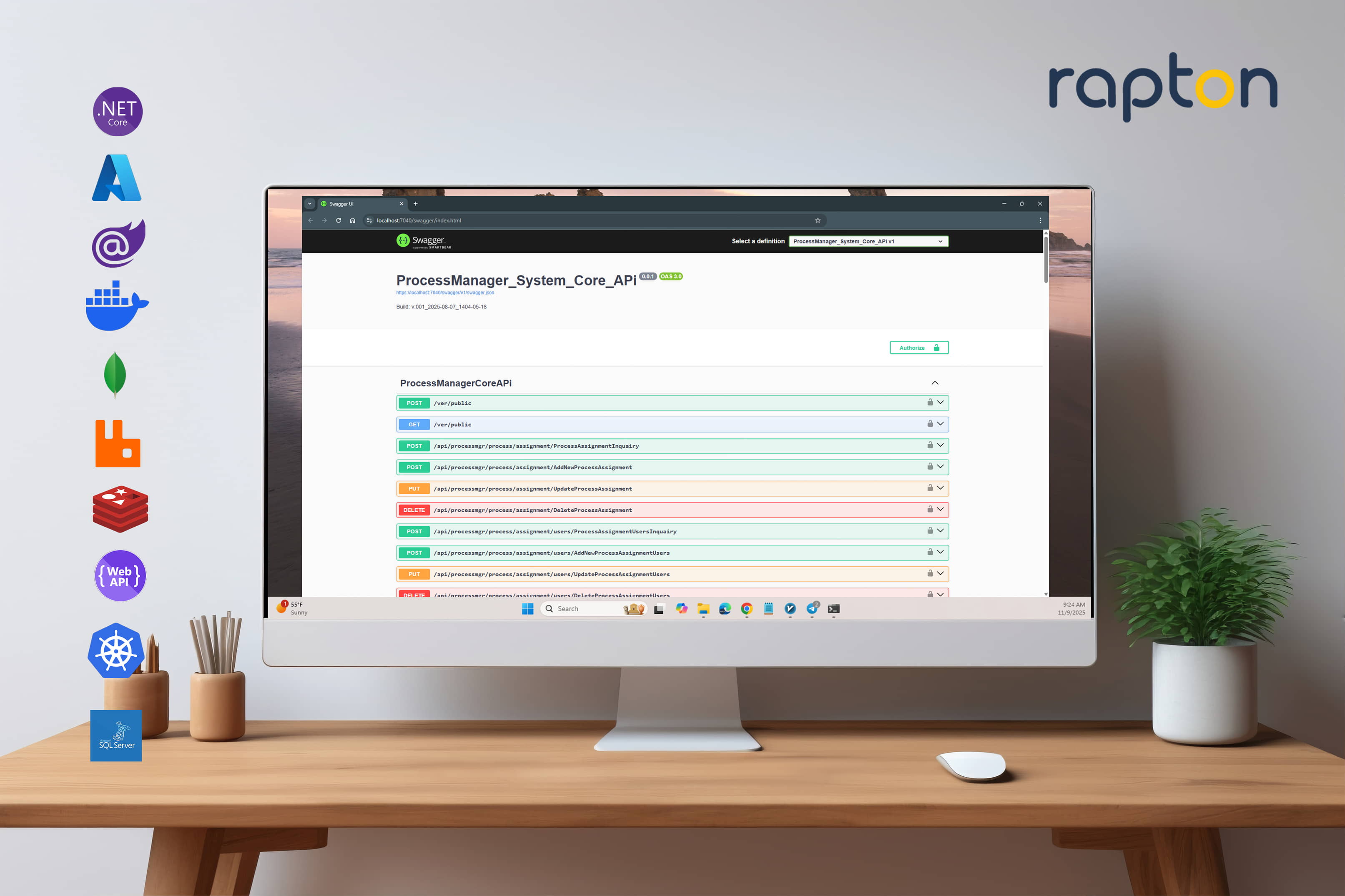 تیم نرم افزاری رپتون - نمونه کار -   خدمات حرفه‌ای API ساخت - وبسایت